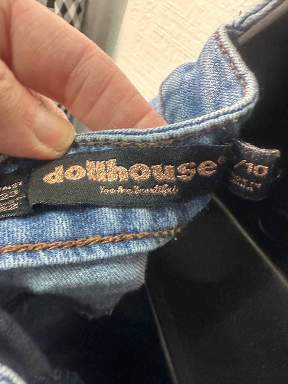 Dollhouse Denim Spaghetti Strap Pantsuit Size 9/10 EUC - Picture 6 of 8